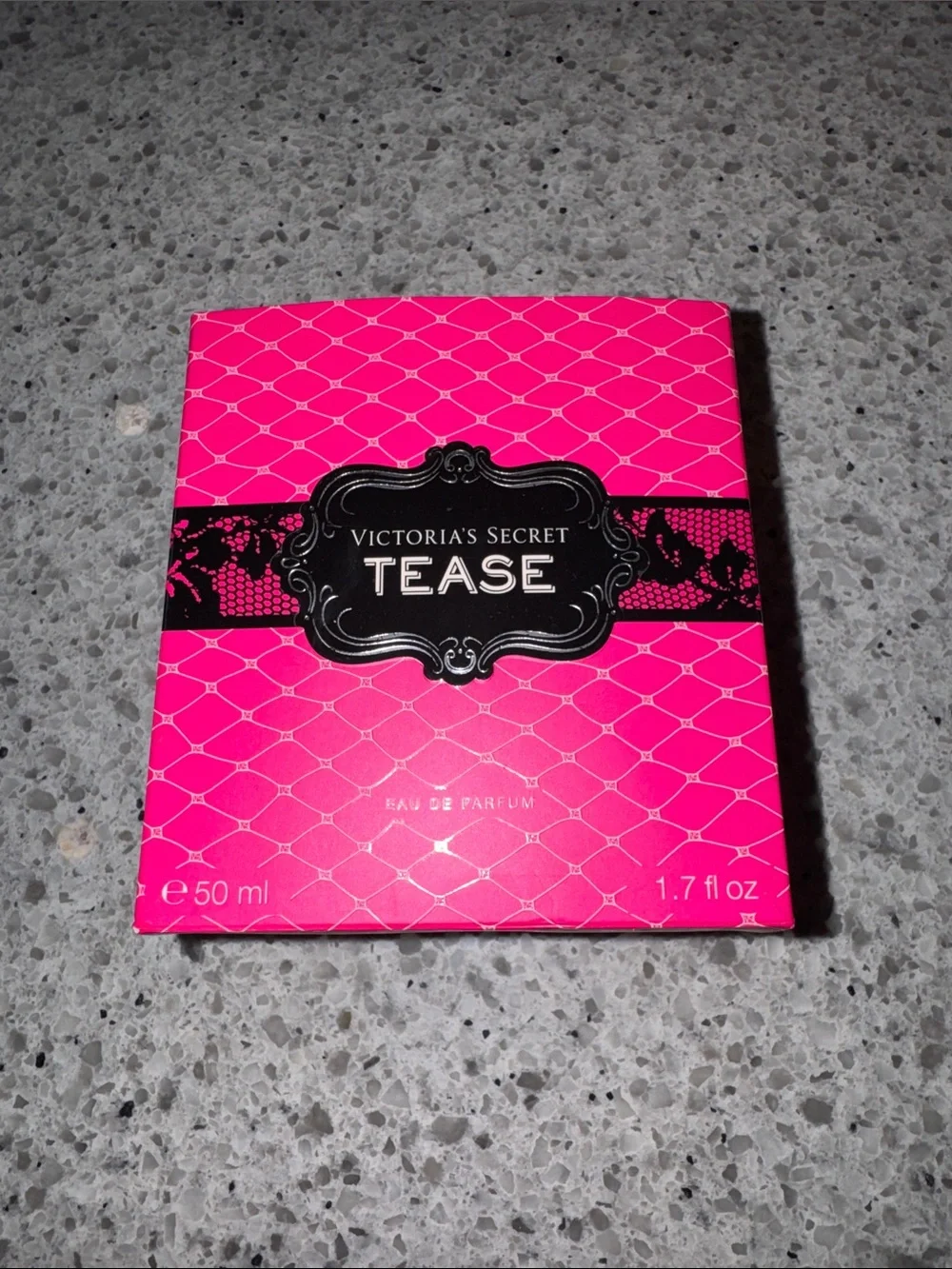 Victoria's Secret Vintage Tease with Pink and Black sleeve
